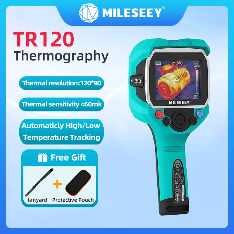 Nf 521 Thermal Imaging Camera - Mileseey TR120/TR256A Infrarood (IR) warmtebeeldcamera Hoge