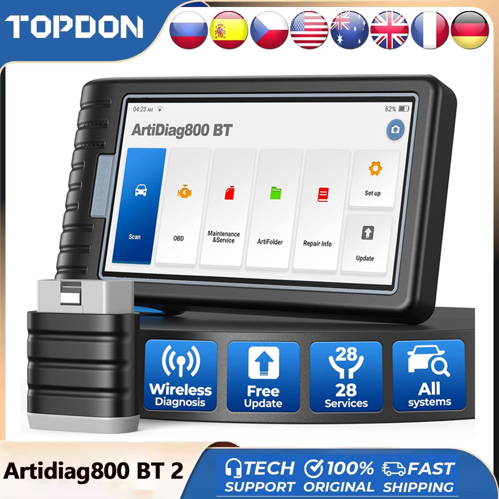 TOPDON ArtiDiag800 BT Auto Dia - Topdon Tc001 Thermal Camera recensie en prijs